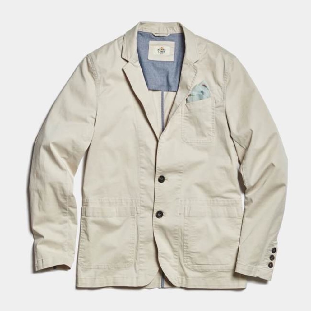 Marine Layer Charles Blazer- Khaki